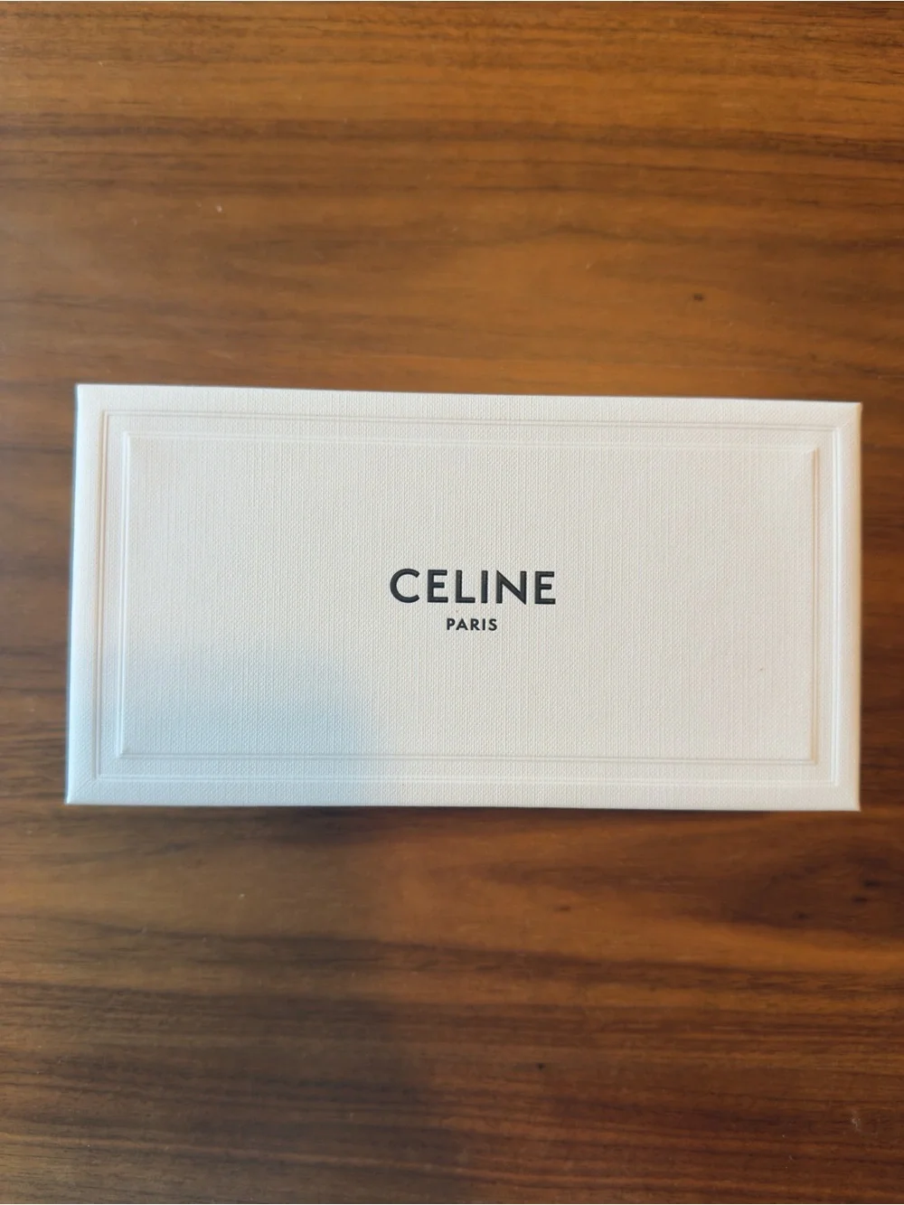 Celine White Presentation Box with Black Interior